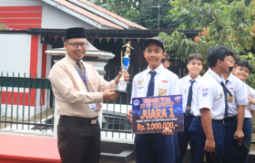 Juara 1 futsal SMP Pesat Rising STAR
